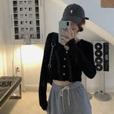 Grey Sunscreen Cardigan Women's Summer 2025 New Small Repair Hooded Jacket Long-Sleeved Short Top Bottom Shirt