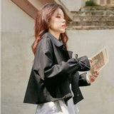 2025 New Women's Clothing Korean Version Of Loose Small Tide Coat Women's Tide In Autumn Fried Street Short Suit Windwear