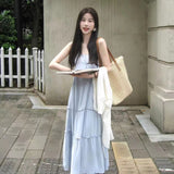 Two Sets Of Women's High-End Pink Gentle Sling Dress Women's Summer New Holiday Wind Seaside Hoodie
