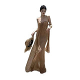 Holiday Style With Sleeveless T-Shirt Dress Femininity Relaxed Swing Skirt Design Casual Dress
