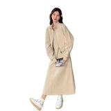 Large-Size Fat Mm240 Kg Ocean Gas Suit 2026 Autumn Reduction Age Cover Thin Wearing Waistwear Vest Skirt Two Sets
