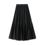 2025 Autumn Vintage Fall Dress Slim Swing Fishtail Skirt Women Fashion A Word Morphine Half Dress 1909