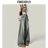 Breaking Hole Broad-Legged Scissor Jeans Women Trend New Retro Blue High-Rise Loose Street Thigh Thigh Thigh Thigh Thigh Thigh Thigh Tnut Pants
