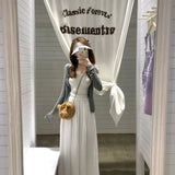 Gentle Style White Sling Vest Dress Set Women's Early Summer New Lazy Wind Korean Leisure Three-Piece Set