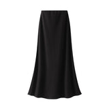 2025 Autumn And Winter New Glutinous Rice Skirt Half Dress Women Autumn And Winter High-Waist A Long Skirt Pendant Half Skirt Umbrella Skirt 9857