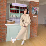 Large-Size Fat Mm240 Kg Ocean Gas Suit 2026 Autumn Reduction Age Cover Thin Wearing Waistwear Vest Skirt Two Sets