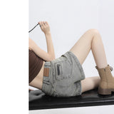 Spice Girls Cowboy Shorts Women's Summer 2025 Trend With A New Small Tall Waist A-Word Ultra-Short Hot Pants