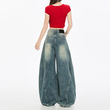 Butter Jeans Women 2025 Winter Breaking Cool Jazz Dance Loose Wide Legs And Knife Pants