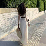 French Temperament Lightly Pure Wind Hanging Neck To Show Thin Dress Dress Women's Summer New A-Word Vest Dress