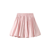 Peng Peng Folded Folded Thorny Thorn Dress Dress Women 2025 Summer New Leisure Bubble Lantern Skirt Skirt 9075