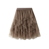 Half-Dress Summer Short Skirt Fairy Net Dress Pony Skirt Girl Short Skirt 1682