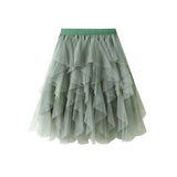 Half-Dress Summer Short Skirt Fairy Net Dress Pony Skirt Girl Short Skirt 1682