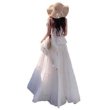 French Gentle Design Pressure Folded Skirt Light Purple A-Sword Dress Women's Summer High-Waisted Big Swing Skirt Dress