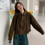 Maillard Short Slipvelvet Women's Spring And Autumn Dress 2025 Retro Lazy F Wind And Cool And Leather Jacket Jacket