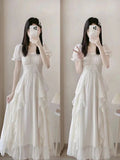 French High-End Temperament Famous New Gentle Dress Showing Skinny Little Fairy Pink Dress Summer