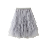 Half-Dress Summer Short Skirt Fairy Net Dress Pony Skirt Girl Short Skirt 1682
