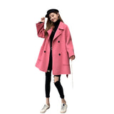 2025 Autumn And Winter New Fashion Coat Women's Korean Version Of The Long Loose Hair In The Coat Trend