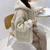 Lamb Wool Coat Women 2026 New Winter Version Of Korean Version Of Loose Korean Version In The Trend Thicken Of The Top Woman