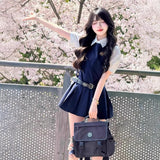College Wind Vest Dress Women's Summer 2025 New Explosion Small Man Wearing A Uniform Suit Skirt