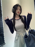Autumn Niche Long-Sleeved Round Collar With T-Shirt Slimming Shirt Full Of Thin Chic Top Tide