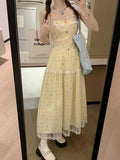 Dopamine Candy Sweet Sweet Sweet Sweet Lace Dress Girl + Summer Sunscreen Shawl Cardigan Two Sets