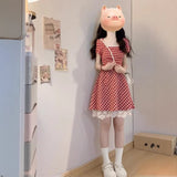Large-Size French Sweet First Love Dress Women Summer Fat MM Thin Skirt Pear-Shaped Body A Dress