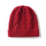 Cashmere Hat 2026 Autumn And Winter New Women's Fashion Casual Ear Care Pile Hat Without A Solid Color Knitted Hat