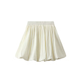 Peng Peng Folded Folded Thorny Thorn Dress Dress Women 2025 Summer New Leisure Bubble Lantern Skirt Skirt 9075