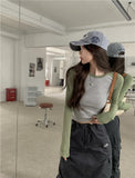 Autumn Niche Long-Sleeved Round Collar With T-Shirt Slimming Shirt Full Of Thin Chic Top Tide