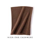 Cashmere 2026 Autumn And Winter New Women's Clothing Warm Small Scarf Thicken Around The Neck Knitted Solid Color Neck Cover