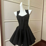 French Style Hottie Pure Lusty Princess Dress Thousand Gold Feeling Sleeveless Waist Thin Birthday Dress Dress 2025 Summer